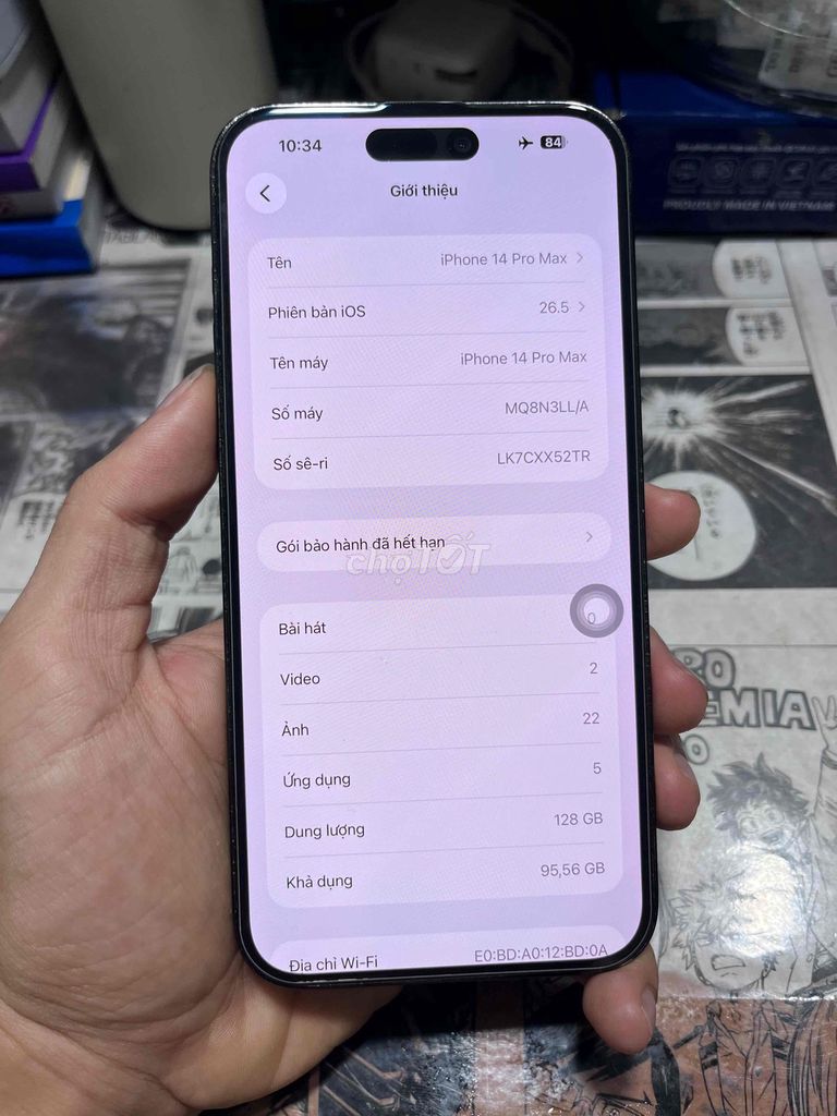 Apple iPhone 14 Pro Max, nguyên áp giá tốt.. Mua bán Điện thoại tại Thành phố Qui Nhơn Bình Định được đăng bởi Tam Nhan hình 1