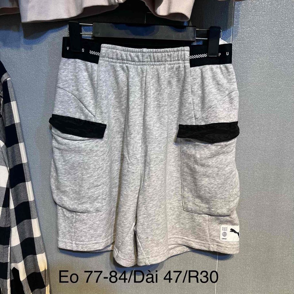 Quần short nam Puma Xám Eo 77-84. Mua bán Quần áo tại Huyện Đức Trọng Lâm Đồng được đăng bởi Black 2hand  hình 1