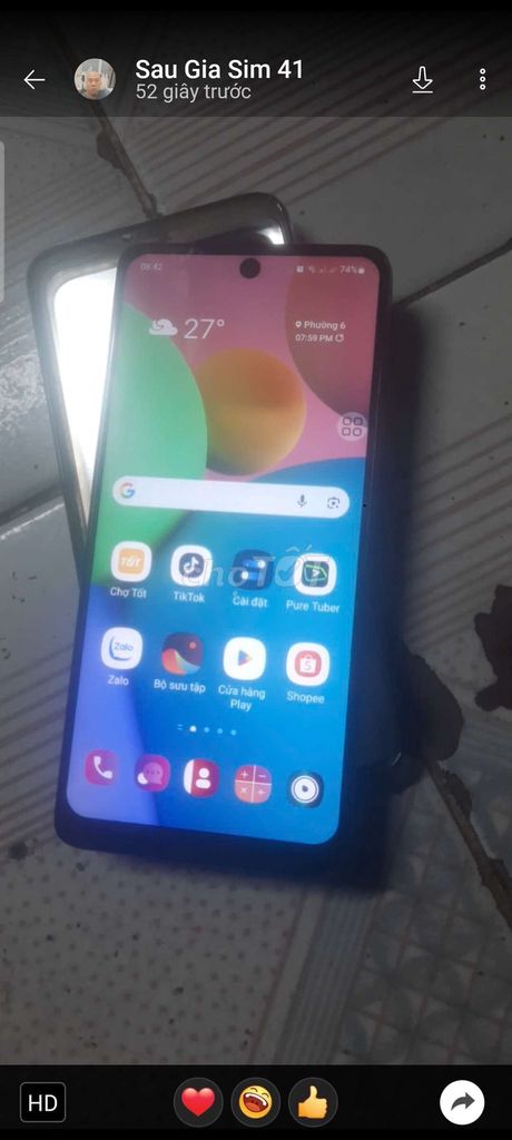 Samsung A51 Xanh Ngọc. Mua bán Điện thoại tại Quận 6 Tp Hồ Chí Minh được đăng bởi Lieu hoang khang hình 1