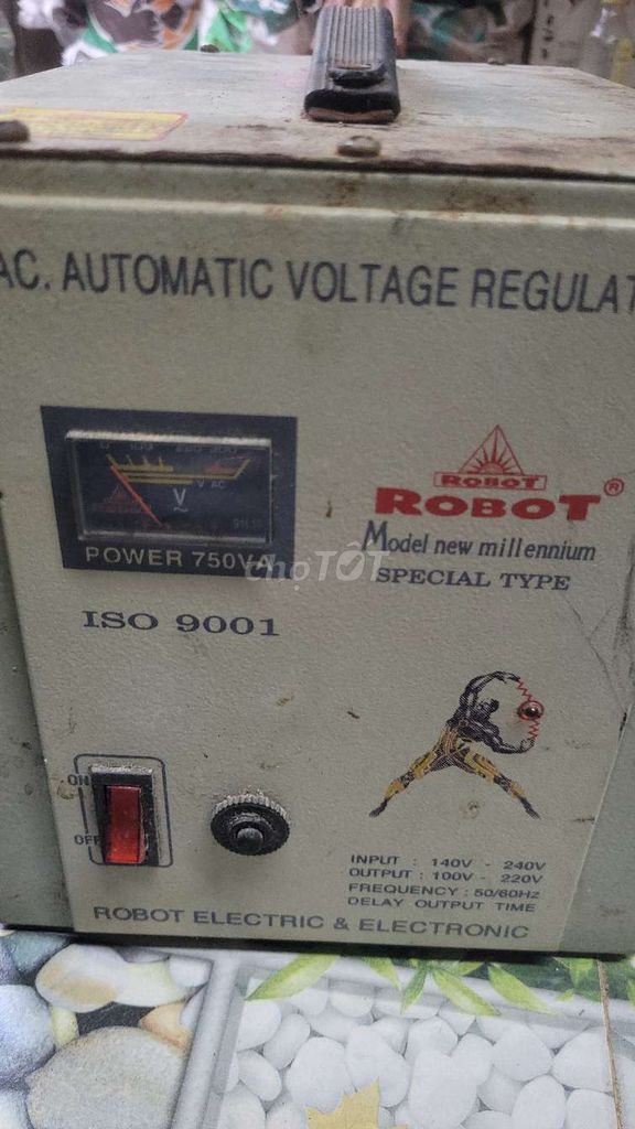 Ổn áp Robot New Millennium 750VA cũ. Mua bán Đồ chuyên dụng, Giống nuôi trồng tại Huyện Phụng Hiệp Hậu Giang được đăng bởi TRẦN THANH DŨ hình 1