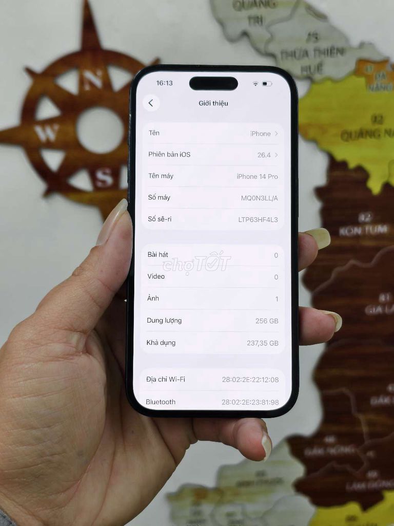 14 Pro 256GB QT mỹ. Mua bán Điện thoại tại Thành phố Đà Lạt Lâm Đồng được đăng bởi NGUYEN THANH DALAT hình 1