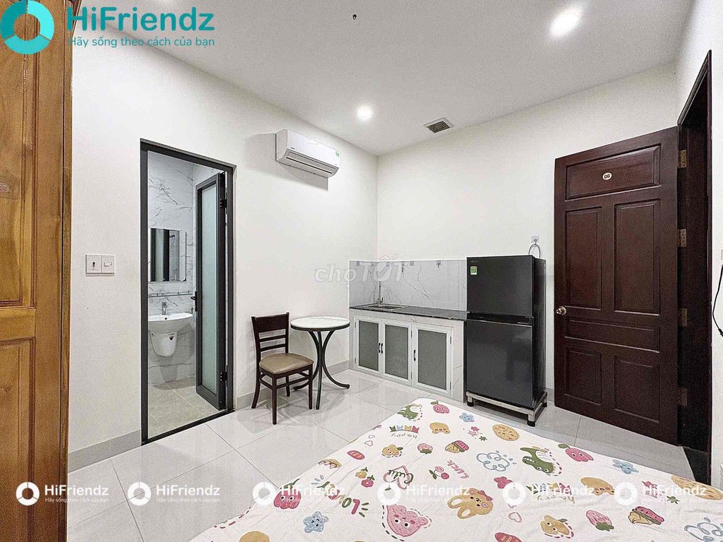 Studio Full nội thất 25m2 Đảo Kim Cương Trương Văn Bang