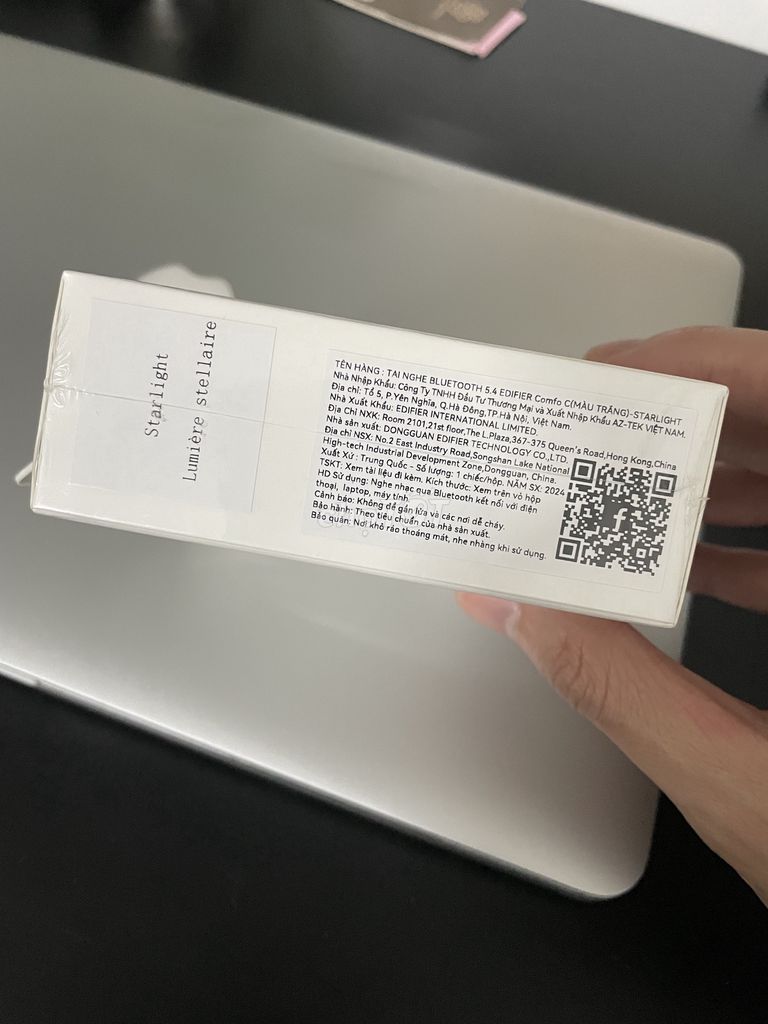 Pass tai nghe không dây Edifier Comfo C Starlight. Mua bán Tivi, Âm thanh tại Quận 7 Tp Hồ Chí Minh được đăng bởi Minh Đức hình 3