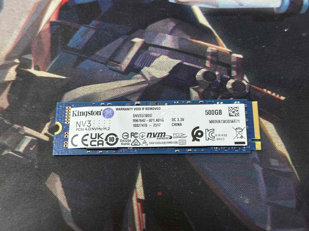 Nvme Gen4 Kingston NV3 500G, BH 2030.. Mua bán Linh kiện (RAM, Card...) tại Quận Gò Vấp Tp Hồ Chí Minh được đăng bởi Tình Nguyễn hình 1