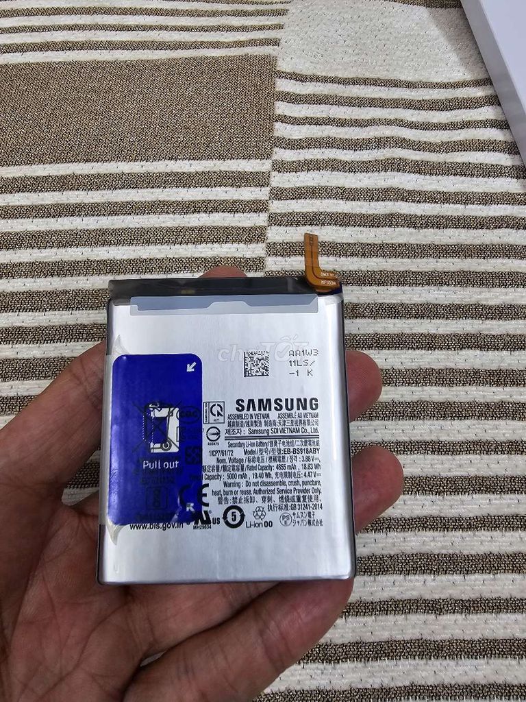 Pin Samsung S23 Ultra 5G 5000 mAh. Mua bán Linh kiện (RAM, Card...) tại Thành phố Thủ Đức Tp Hồ Chí Minh được đăng bởi quang nguyen hình 1