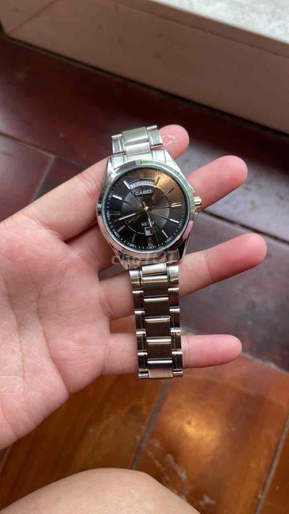 Đồng hồ Casio Nam Kim loại Bạc. Mua bán Đồng hồ tại Quận Đống Đa Hà Nội được đăng bởi Anh Dinh hình 1