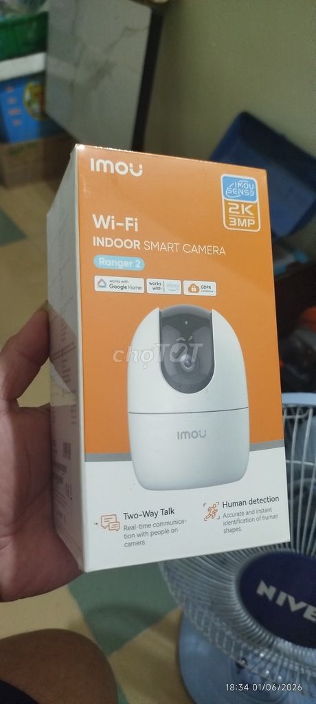 Camera Imou A32 Ranger 2 Trắng. Mua bán Máy ảnh, Máy quay tại Thị xã Vĩnh Châu Sóc Trăng được đăng bởi Khện hình 1