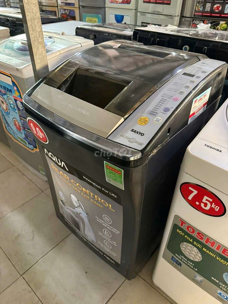 Máy giặt Sanyo 9kg. Mua bán Máy giặt tại Quận 7 Tp Hồ Chí Minh được đăng bởi Điện Lạnh Giá Tốt hình 1