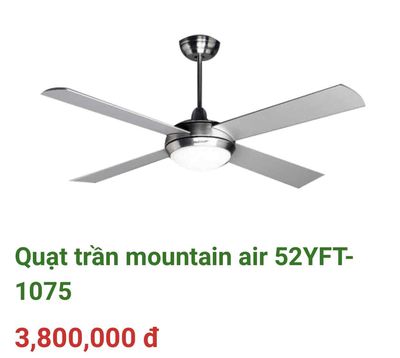 Cần Pass Quạt Trần Cánh Gỗ Chính Hãng Mountain Ari. Mua bán Quạt tại Quận Phú Nhuận Tp Hồ Chí Minh được đăng bởi Huy Nguyễn