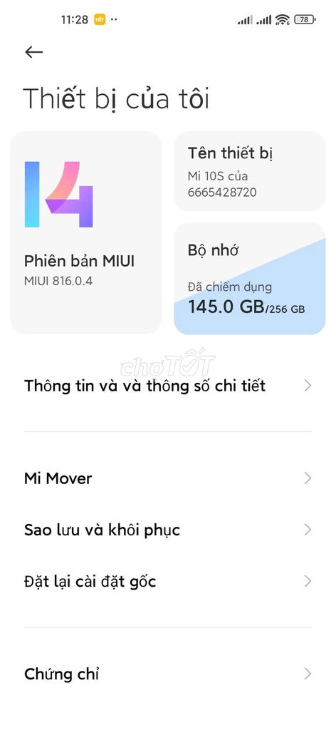 Xiaomi Mi 10S 12/256GB giao lưu gl. Mua bán Điện thoại tại Huyện Mê Linh Hà Nội được đăng bởi Kent Jint hình 1