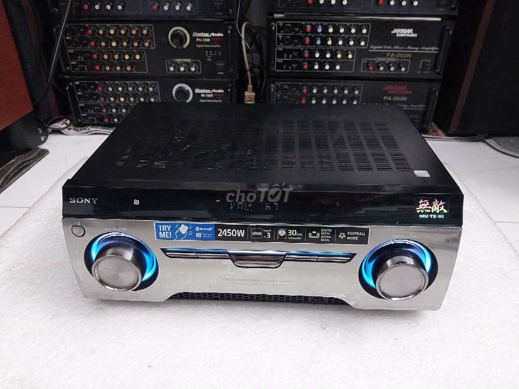 ❤️ XÃ Amply Sony 7.2 KM 77 (Bluetooth - CS 2.450W ). Mua bán Tivi, Âm thanh tại Quận Gò Vấp Tp Hồ Chí Minh được đăng bởi KHO AMPLY LOA ÂM THANH BÃI XỊN GIÁ RẺ MR THẮNG  hình 1