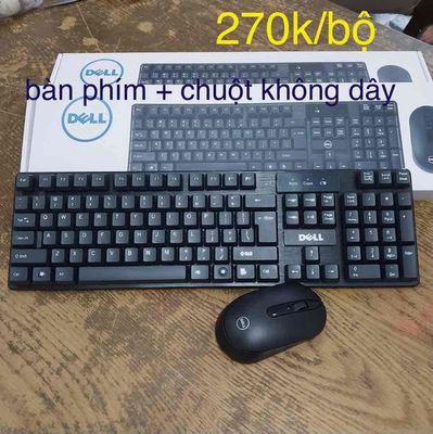 bàn phím+ chuột không dây. Mua bán Phụ kiện (Màn hình, Chuột...) tại Thị xã Bến Cát Bình Dương được đăng bởi Xuân Long 