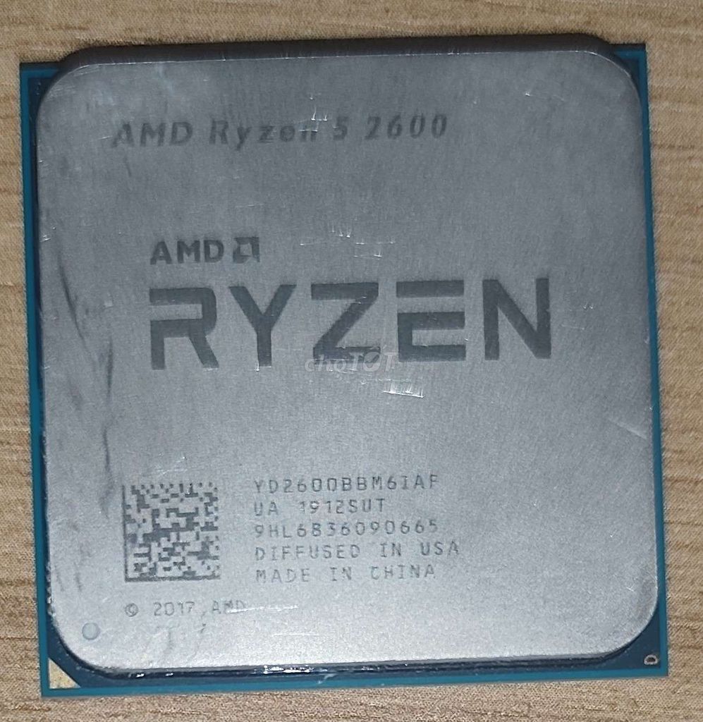 CPU AMD Ryzen 5 2600 tặng kèm tản tháp. Mua bán Linh kiện (RAM, Card...) tại Quận Cẩm Lệ Đà Nẵng được đăng bởi Đổ Ngọc Nhuận hình 1