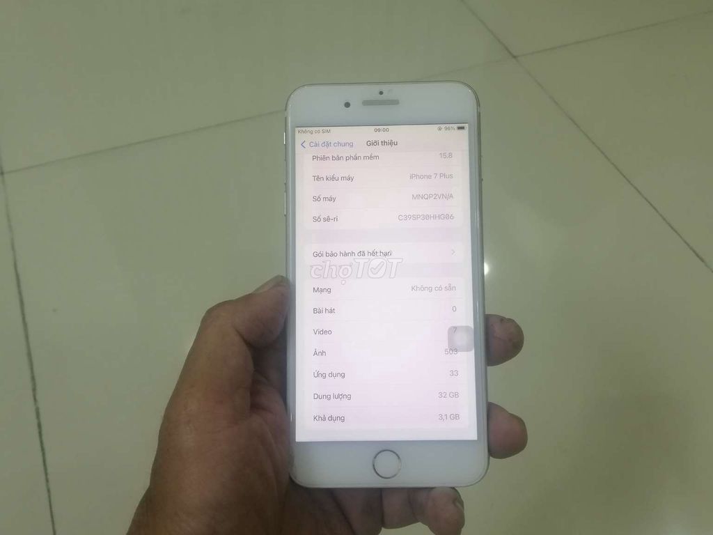 2 cái  iPhone 7 Plus 32GB Vàng hồng Hư hỏng. Mua bán Điện thoại tại Thành phố Thủ Đức Tp Hồ Chí Minh được đăng bởi Bao Anh Deco hình 1