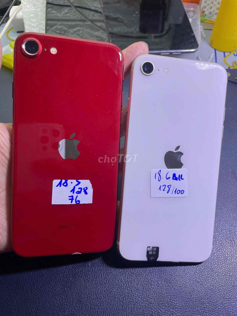 Apple iPhone SE3 2022 128GB Trắng pin 100% sạc ít. Mua bán Điện thoại tại Quận Tân Bình Tp Hồ Chí Minh được đăng bởi Thuan  hình 1