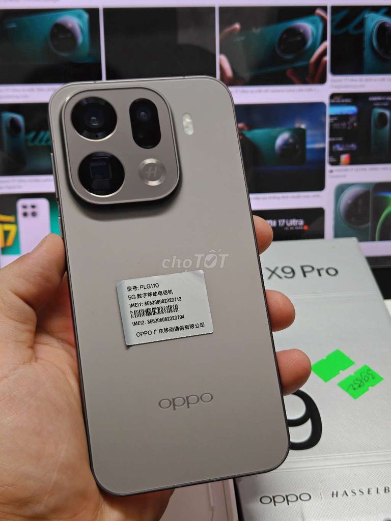 Oppo Find X9 Pro 256GB Xám. Mua bán Điện thoại tại Quận Hà Đông Hà Nội được đăng bởi Tài hình 1