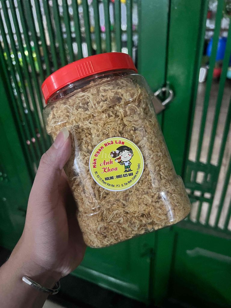 Chà bông Món Ngon Nhà Làm Anh Khoa 500g Loại 1. Mua bán Đồ ăn, thực phẩm và các loại khác tại Quận Tân Bình Tp Hồ Chí Minh được đăng bởi Đỗ Trần Anh Khoa hình 1