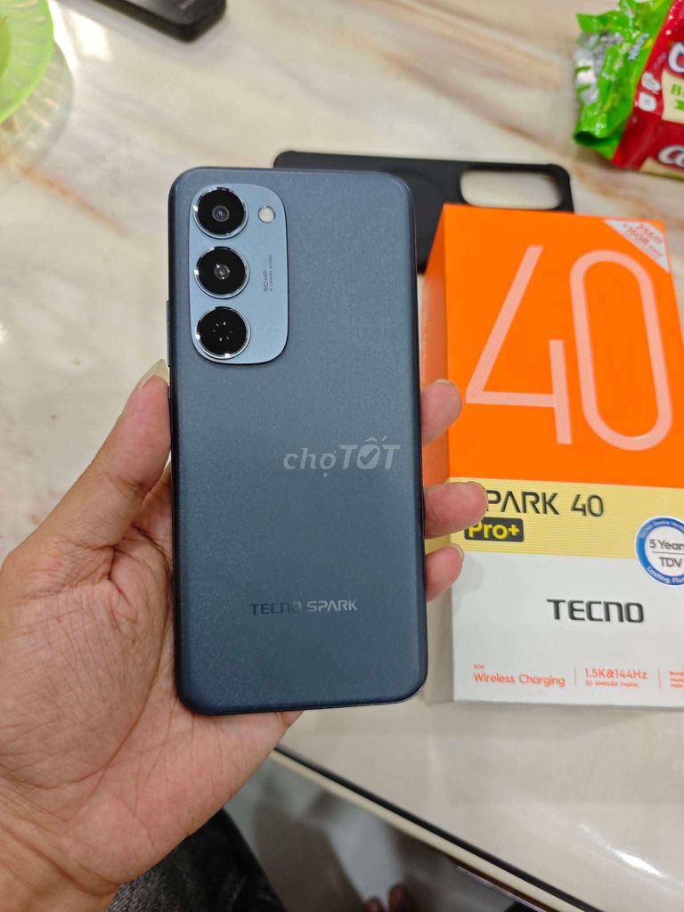 Tecno Spark 40 Pro+ 256GB Xám. Mua bán Điện thoại tại Huyện Châu Thành Tiền Giang được đăng bởi Thiên hình 1