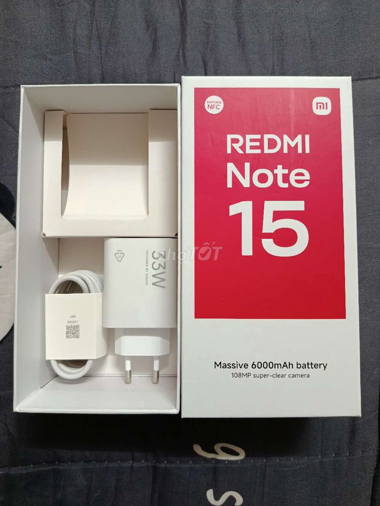 Xiaomi Redmi Note 15 128GB Đen Như mới. Mua bán Điện thoại tại Quận 3 Tp Hồ Chí Minh được đăng bởi Steven Long hình 1
