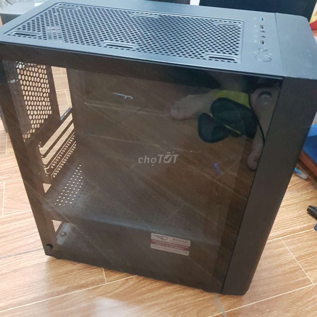 Vỏ case máy tính Kính cường lực Đen. Mua bán Linh kiện (RAM, Card...) tại Huyện Thanh Trì Hà Nội được đăng bởi Long hình 1
