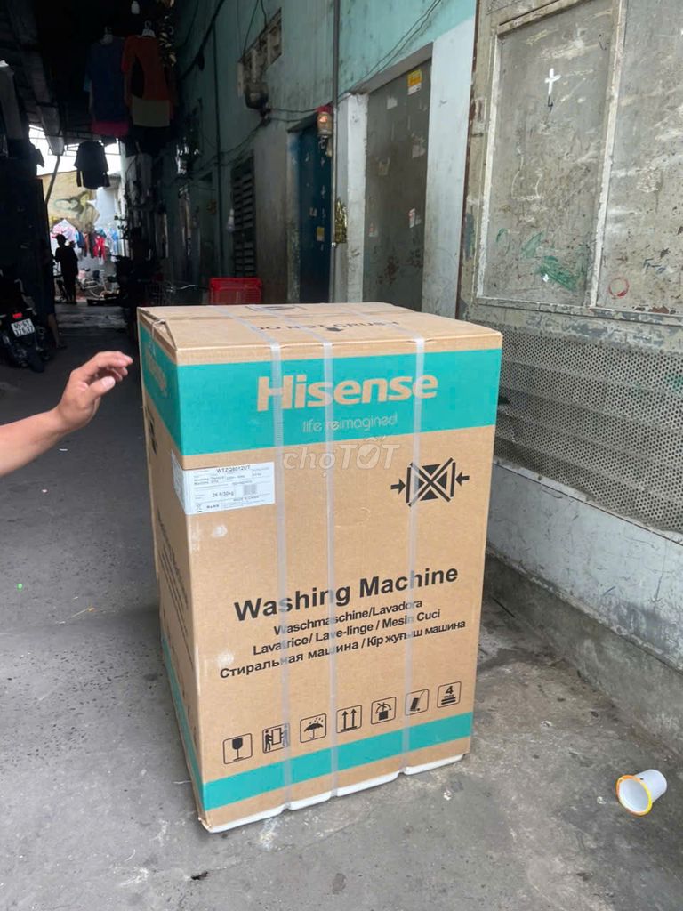 Máy giặt Hisense 8kg- BAO NỢ XẤU- GÓP 300K/TUẦN. Mua bán Máy giặt tại Huyện Gò Dầu Tây Ninh được đăng bởi TRẢ GÓP TRẢNG BÀNG hình 1