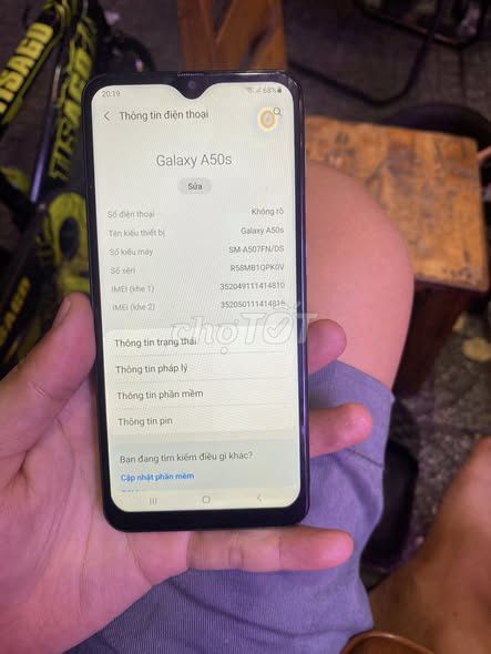 Samsung Galaxy A50s 64GB Đen. Mua bán Điện thoại tại Quận Tân Bình Tp Hồ Chí Minh được đăng bởi Hội Đồ Điện Tử hình 1
