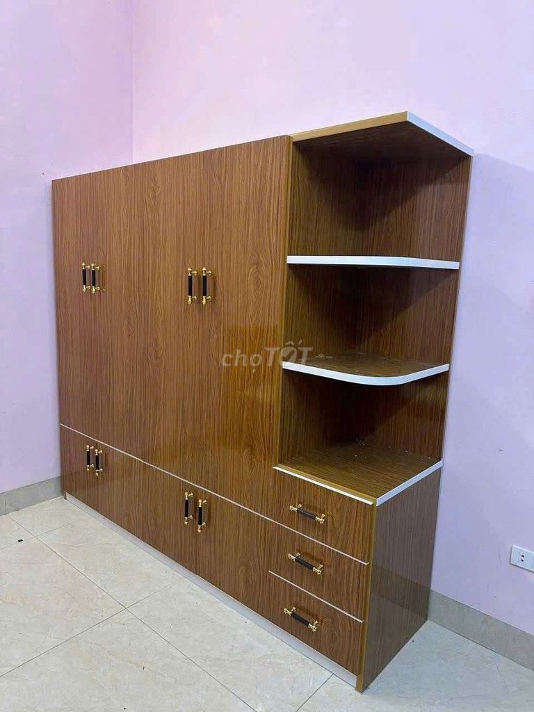 Tủ quần áo Nhựa Đài Loan Vân gỗ 4 cánh có kệ TT k. Mua bán Tủ, kệ gia đình tại Huyện Hóc Môn Tp Hồ Chí Minh được đăng bởi hạnh hình 1