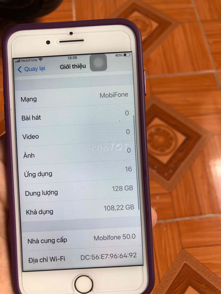 Apple iPhone 7 Plus 128GB Trắng. Mua bán Điện thoại tại Quận Bình Thuỷ Cần Thơ được đăng bởi Long hình 1