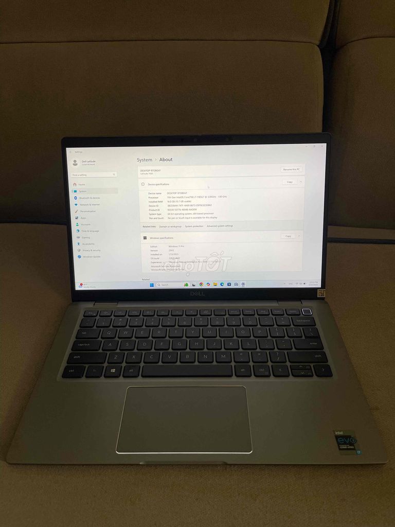 Dell Latitude 7420 i7 1185G7 ram 16gb 256gb màn 4K