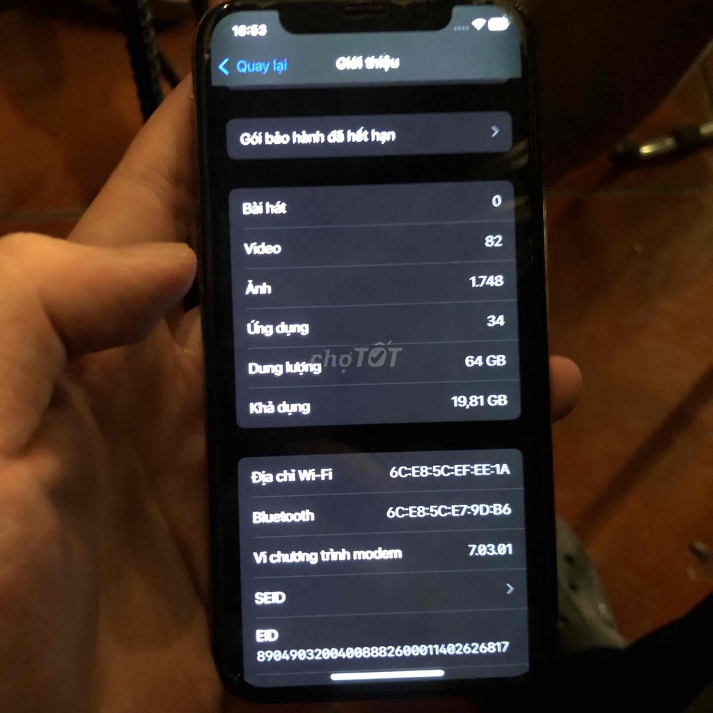 iPhone XS 64GB Vàng Đã sử dụng. Mua bán Điện thoại tại Huyện Bình Chánh Tp Hồ Chí Minh được đăng bởi huy thanh hình 1