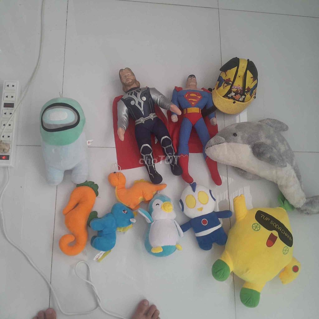 Thú nhồi bông vải bông nhiều màu. Mua bán Sở thích khác tại Huyện Nhà Bè Tp Hồ Chí Minh được đăng bởi Khải  hình 1