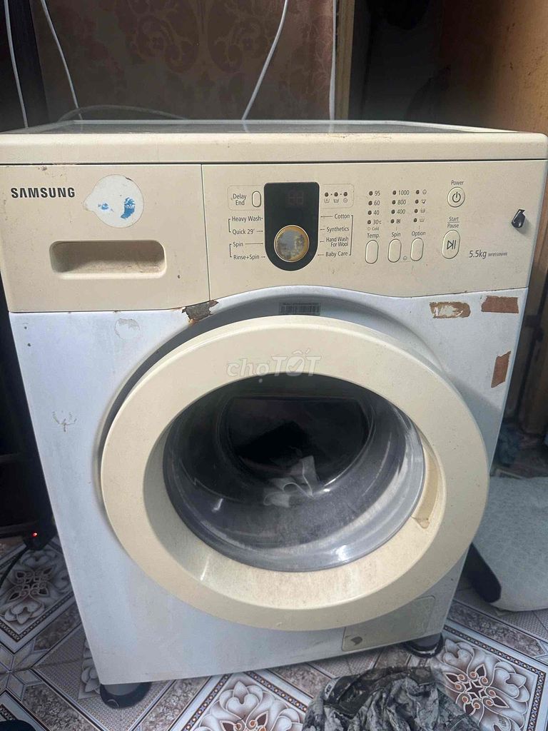 Máy giặt Samsung 5.5kg cửa ngang. Mua bán Máy giặt tại Quận Đống Đa Hà Nội được đăng bởi Hoang Vu hình 1