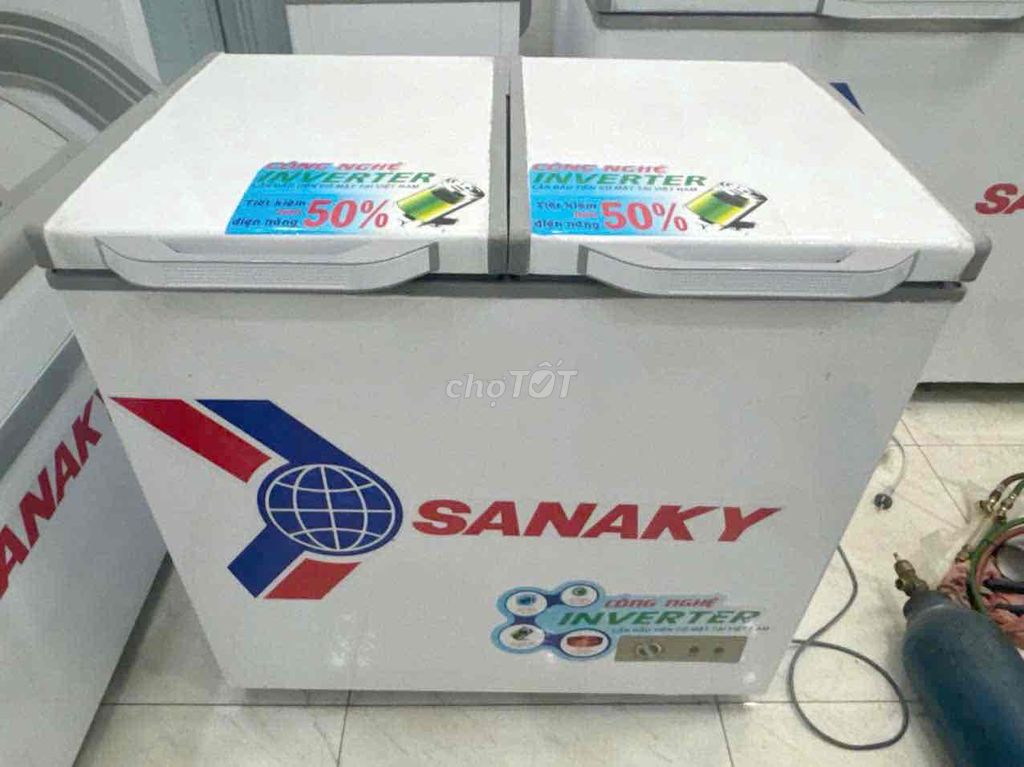 TỦ ĐÔNG SANAKY 200L TIẾT KIỆM ĐIỆN – GIÁ 3,4TR  ✦. Mua bán Tủ lạnh tại Quận Bình Thuỷ Cần Thơ được đăng bởi Điện máy giá rẻ CẦN THƠ hình 1