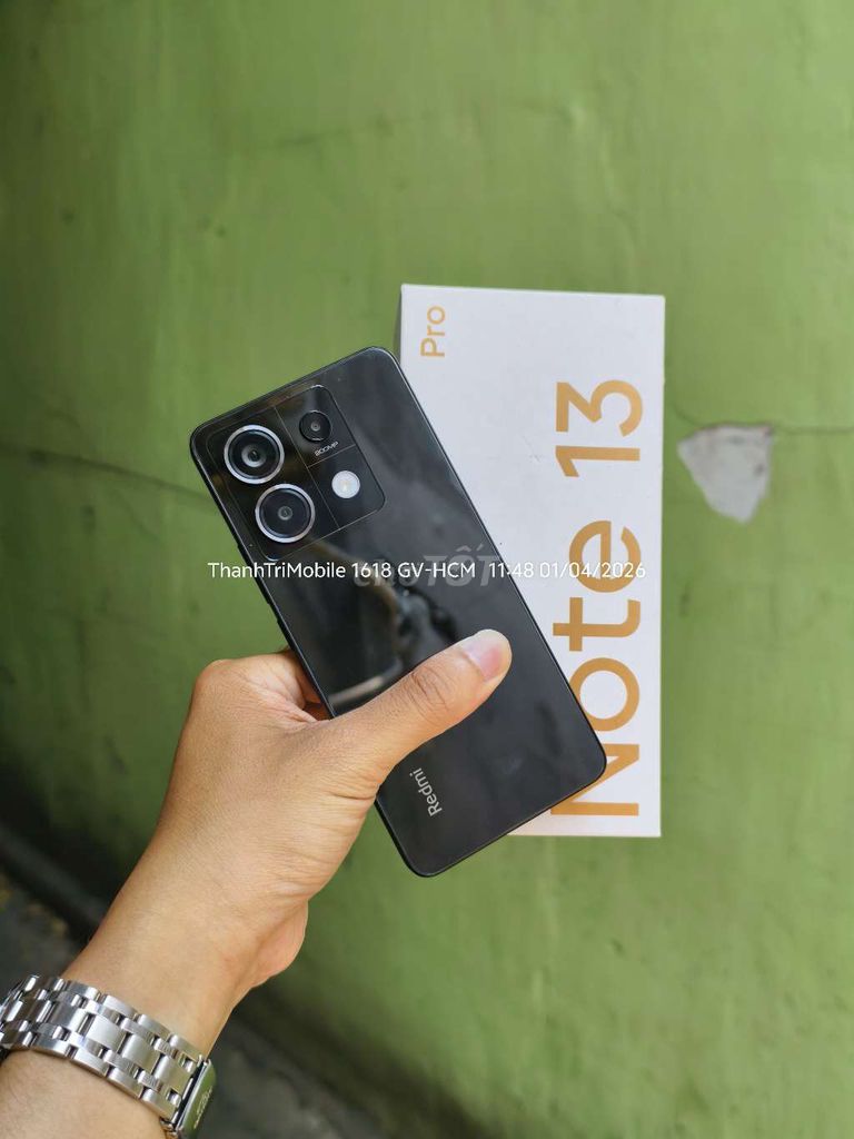 Redmi Note 13 Pro Đen 8/128 fullbox nội địa. Mua bán Điện thoại tại Quận Gò Vấp Tp Hồ Chí Minh được đăng bởi Thanh Tri hình 1