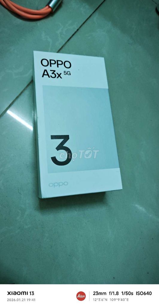 Oppo A3x 5G Đen Fullbox qua sử dụng bán rẻ. Mua bán Điện thoại tại Huyện Cam Lâm Khánh Hòa được đăng bởi Khang Minh  hình 1