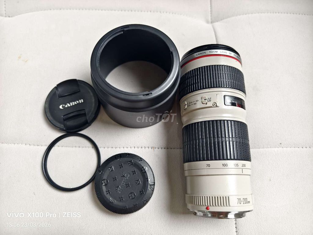 Ống kính Canon EF 70-200 F4L Đã sử dụng. Mua bán Máy ảnh, Máy quay tại Quận Hoàng Mai Hà Nội được đăng bởi Phạm văn huy hình 1
