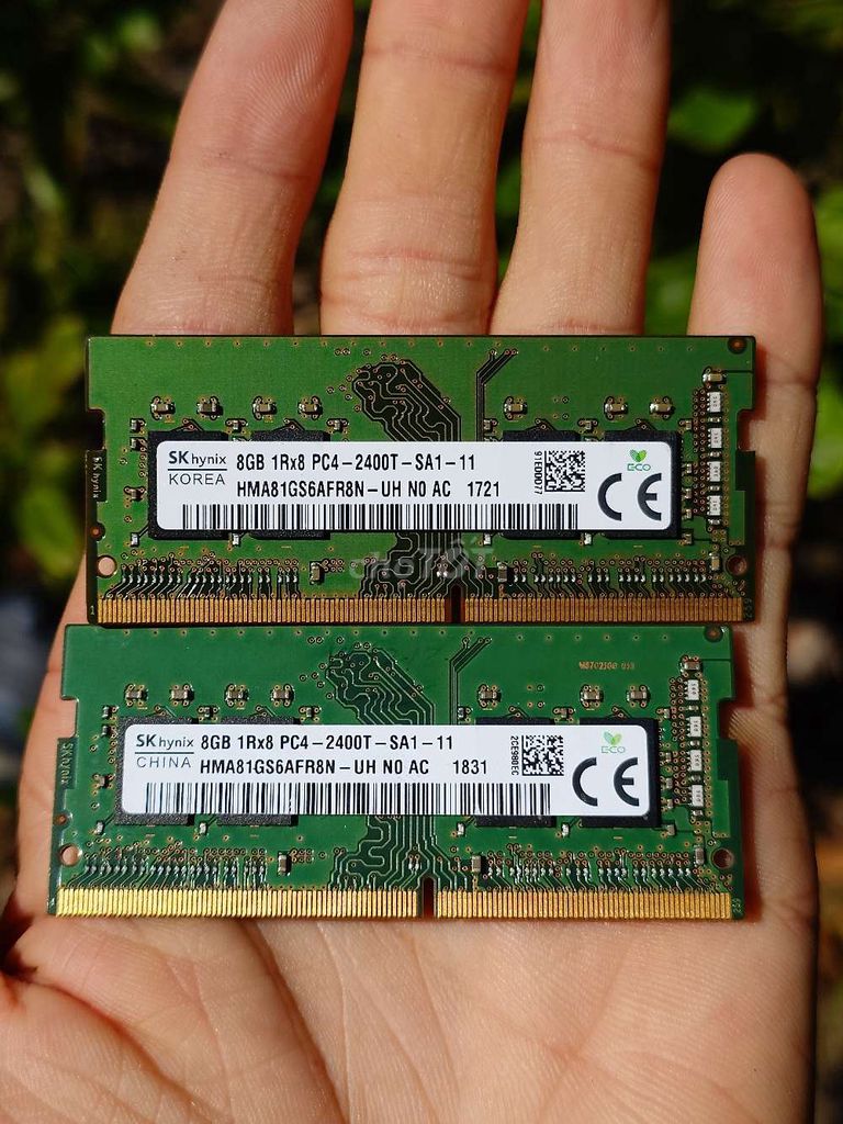RAM Laptop SK Hynix DDR4 8GB 2400MHz Dell. Mua bán Linh kiện (RAM, Card...) tại Thành phố Cà Mau Cà Mau được đăng bởi Thái Trọng Tín hình 1
