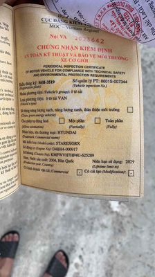 Hyundai Starex 2005 - 700000 km. Mua bán Ô tô tại Thành phố Thuận An Bình Dương được đăng bởi Nhat Truong