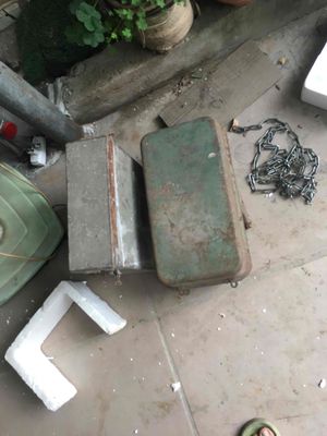 Hộp đựng đồ kim loại Xám Xanh rêu. Mua bán Đồ sưu tầm, đồ cổ tại Huyện Đông Anh Hà Nội được đăng bởi Mua bán 