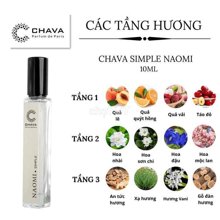 NƯỚC HOA NỮ MINI SIMPLE NAOMI 10ML PHONG CÁCH XỊT