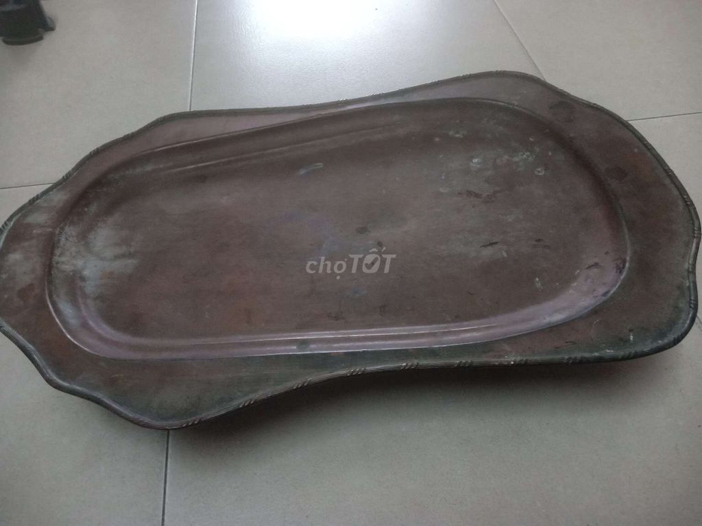 Mâm đồng Đồng đỏ gần 3kg. Mua bán Đồ sưu tầm, đồ cổ tại Quận 8 Tp Hồ Chí Minh được đăng bởi kim trung hình 1