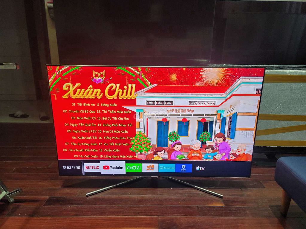 Tivi Samsung Qled 55" cao cấp màn 4K quét 200Hz. Mua bán Tivi, Âm thanh tại Quận 7 Tp Hồ Chí Minh được đăng bởi Hoàng Long Tivi  hình 1