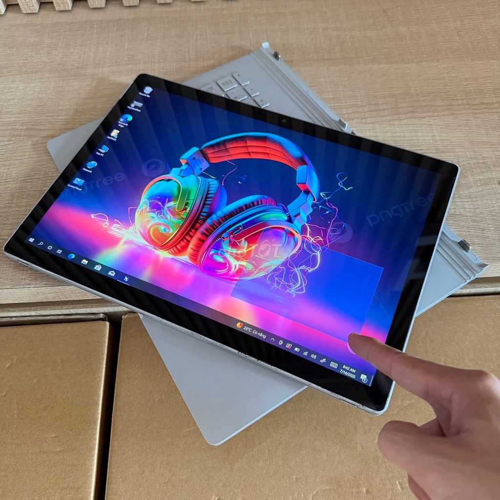 Microsoft Surface Book i5 8G/128G, 13.5"Touch_2in1. Mua bán Laptop tại Quận Thanh Khê Đà Nẵng được đăng bởi Laptop 2nd bao bền giá rẻ  hình 1