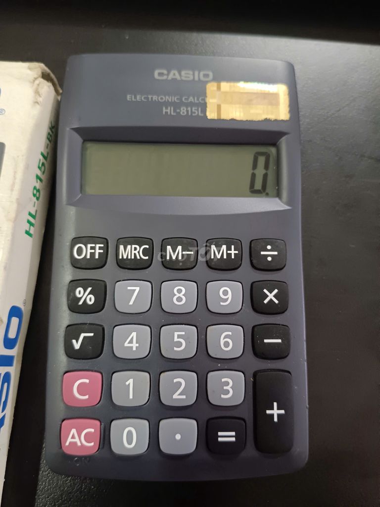 Máy tính bỏ túi Casio HL-815L Xám và Đai Mát xa X5. Mua bán Đồ dùng văn phòng tại Quận Bình Thạnh Tp Hồ Chí Minh được đăng bởi trần khải hình 1