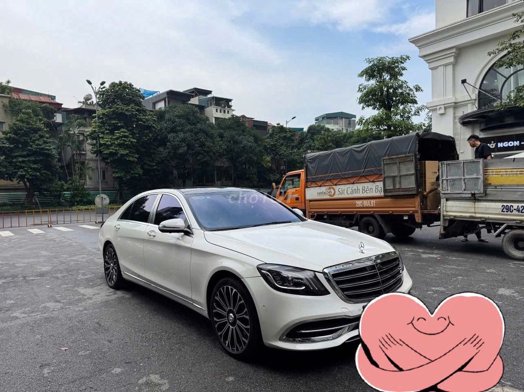 Bán xe Mercedes-Benz S450L 2017 màu trắng biển HN. Mua bán Ô tô tại Quận Ba Đình Hà Nội được đăng bởi Nguyễn Dũng hình 2