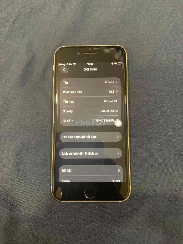 Apple iPhone SE 2020 64GB quốc tế. Mua bán Điện thoại tại Quận 8 Tp Hồ Chí Minh được đăng bởi Nguyễn Thành Trung hình 1