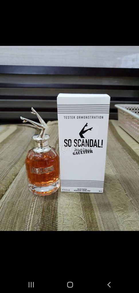 Nước hoa Nữ SO SCANDAL Edp Tester 80ml