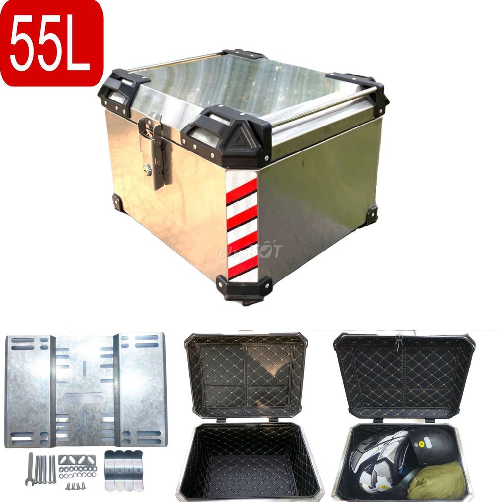 Thùng sau xe máy Inox giá xưởng. Mua bán Phụ tùng xe tại Thành phố Đồng Xoài Bình Phước được đăng bởi CÔNG TY TNHH DỊCH VỤ VÀ THƯƠNG MẠI TỔNG HỢP THUẤN PHÁT  hình 5