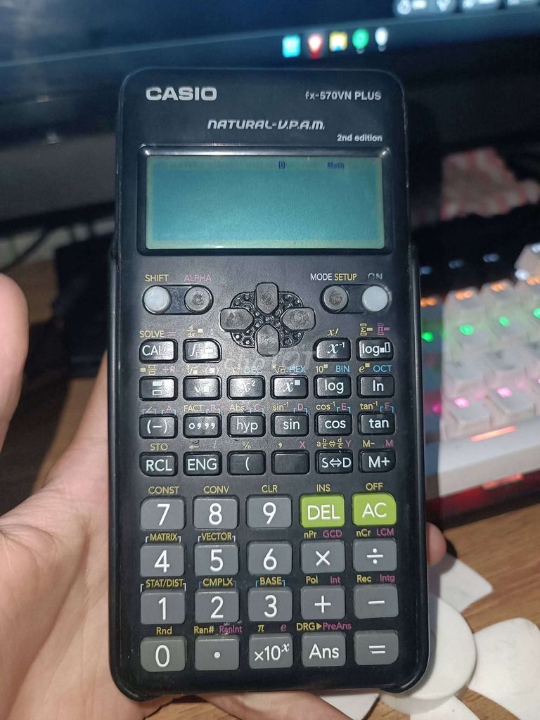 Máy tính Casio fx-570VN PLUS Đen. Mua bán Đồ dùng văn phòng tại Huyện Kế Sách Sóc Trăng được đăng bởi Văn Hậu hình 1