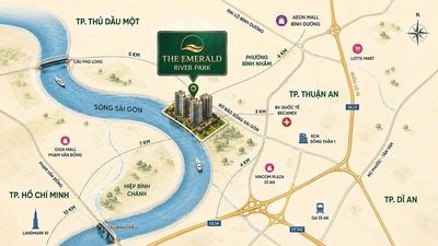 🌊 THE EMERALD RIVER PARK, CĂN HỘ VEN SÔNG SÀI GÒN, CHỈ TỪ 48 TRIỆU/M²